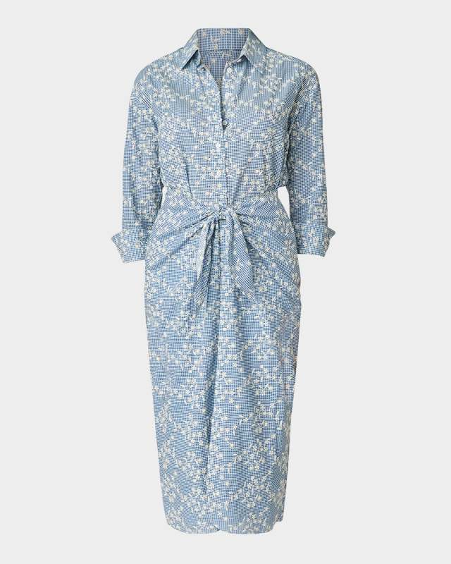 Tie Midi Shirtdress